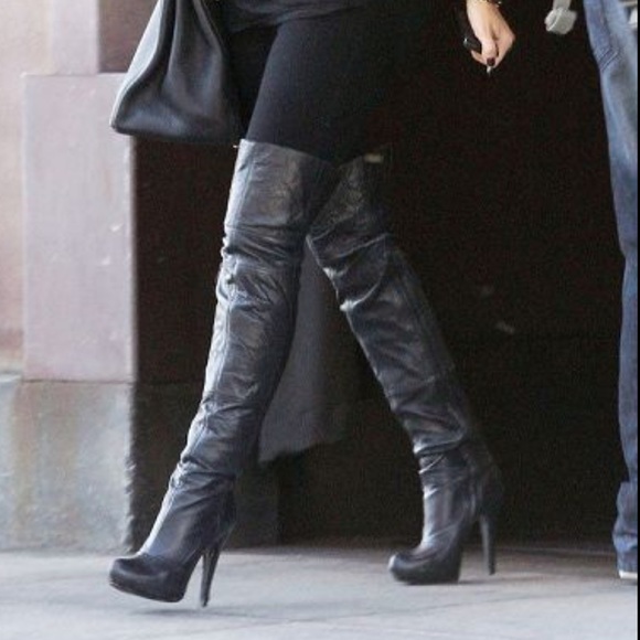 Report Signature Fairfax OTK boots black sz 6.5 - Picture 2 of 12